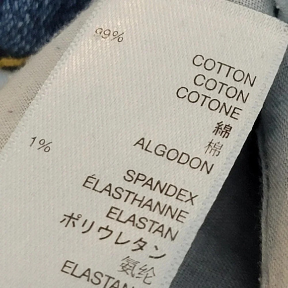 GAP Premium Curvy Straight Leg Jean Medium Wash Denim Stretch SZ 12/31r - Picture 5 of 5